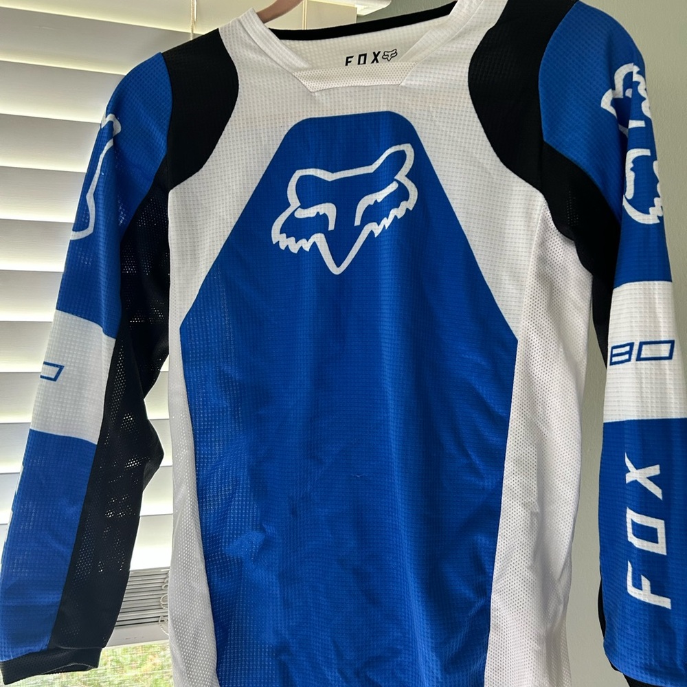 Fox Kids Blue and White Jersey